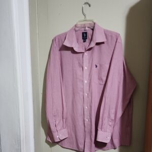 U.S. Polo Assn. Pink Casual Button Down Shirt